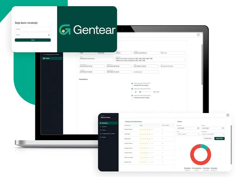 Gentear web dashboard